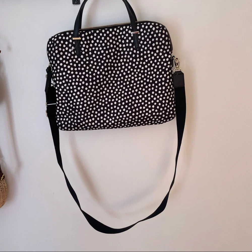 Kate Spade New York Daveney Wilson Road Musical Dots Laptop Shoulder Bag Handbag